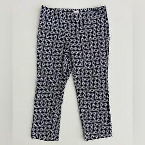 Laundry By Shelli Segal Geometric Print Straight Leg Pants